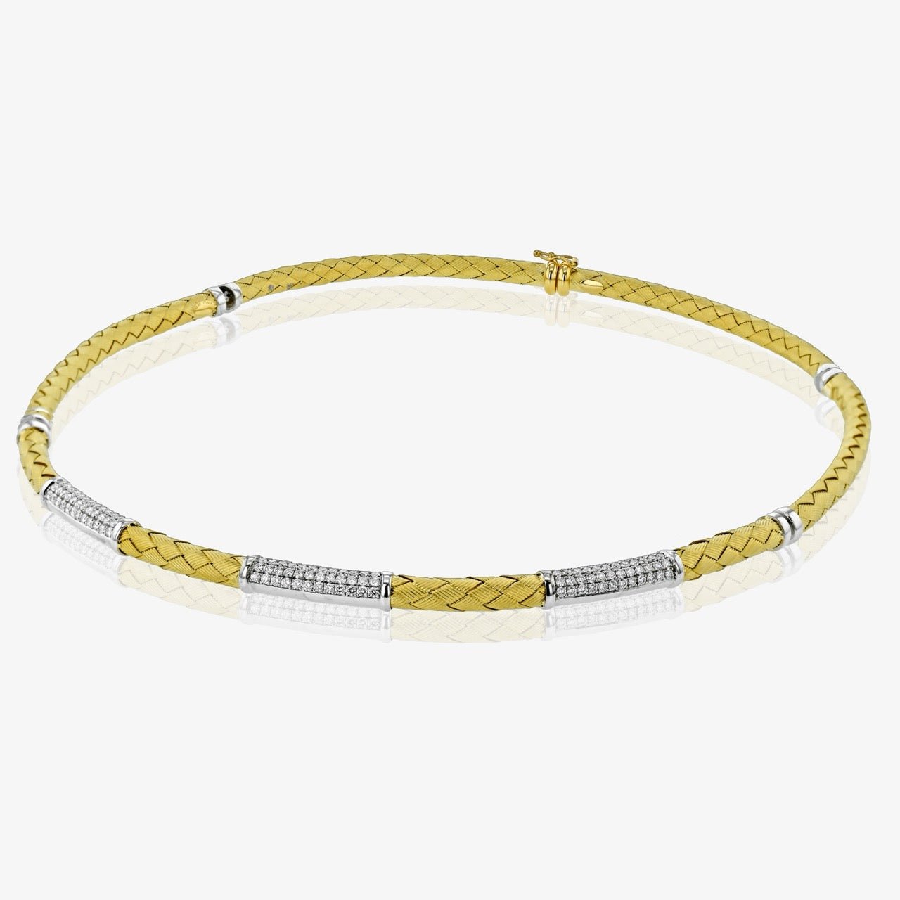 Diamond Station Woven Choker - Simon G. Jewelry