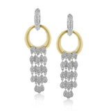 Drop Earrings in 18k Gold with Diamonds - Simon G. Jewelry