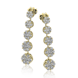 Earrings in 18k Gold with Diamonds - Simon G. Jewelry