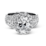 Engagement Ring in 18k Gold with Diamonds - Simon G. Jewelry