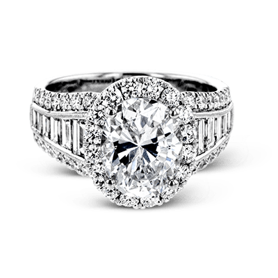 Engagement Ring in 18k Gold with Diamonds - Simon G. Jewelry