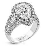Engagement Ring in 18k Gold with Diamonds - Simon G. Jewelry