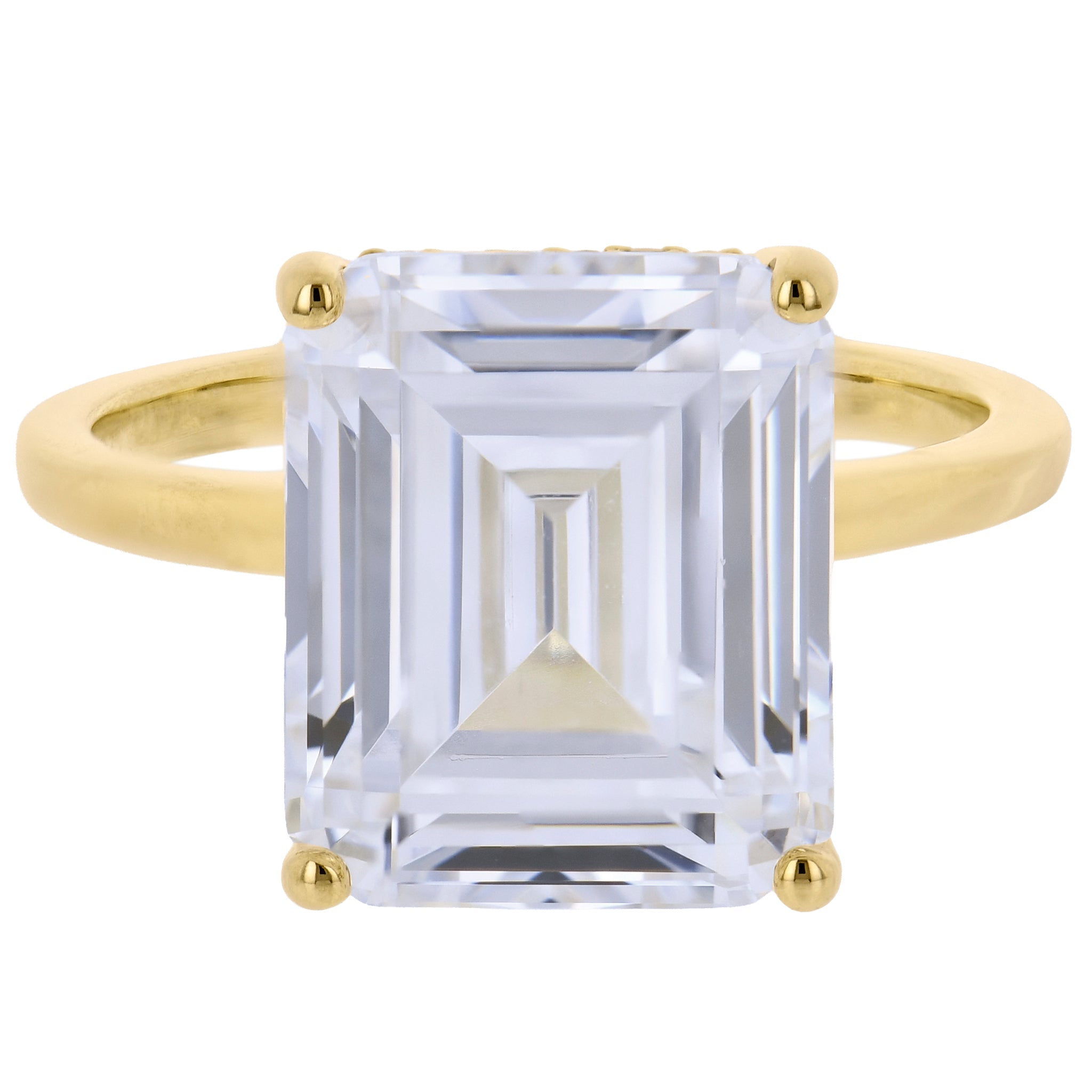 Engagement Ring in 18k Gold with Diamonds - Simon G. Jewelry