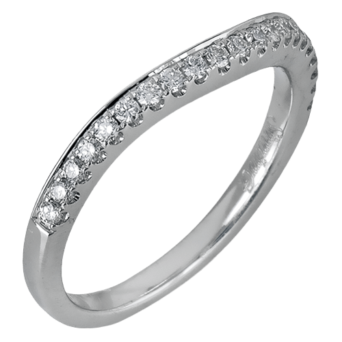 Engagement Ring in 18k Gold with Diamonds - Simon G. Jewelry