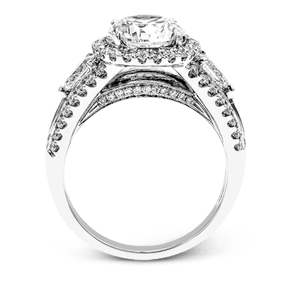 Engagement Ring in 18k Gold with Diamonds - Simon G. Jewelry