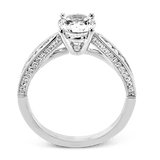 Engagement Ring in 18k Gold with Diamonds - Simon G. Jewelry