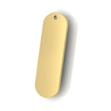 Engravable Bar Charm in 14k Gold - Simon G. Jewelry