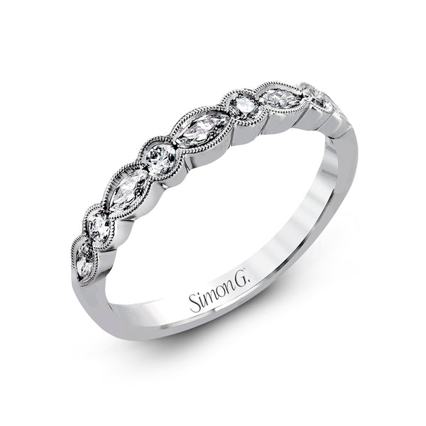 Eternity Wedding Band in 18k Gold with Diamonds - Simon G. Jewelry