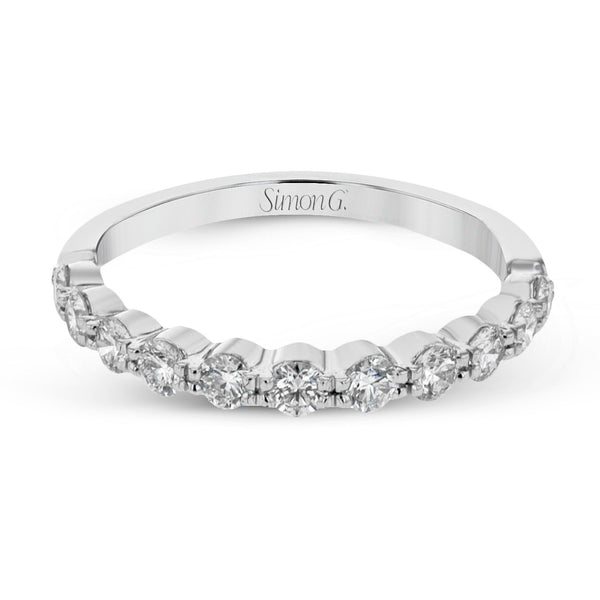 Eternity Wedding Band in 18k Gold with Diamonds - Simon G. Jewelry