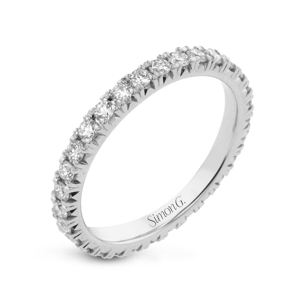 Eternity Wedding Band in 18k Gold with Diamonds - Simon G. Jewelry