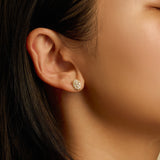 Evolve Three - in - One Earrings in 18k Gold with Diamonds - Simon G. Jewelry