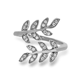 Fallen Leaves Fashion Ring In 18k Gold With Diamonds - Simon G. Jewelry