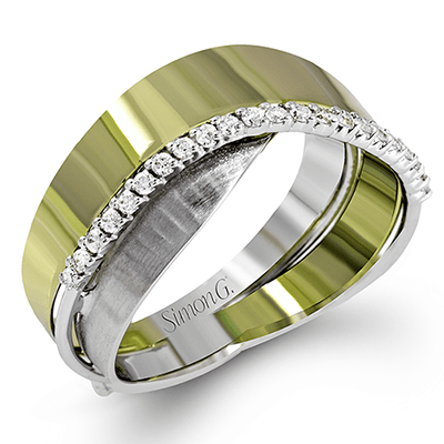 Fashion Ring in 18k Gold with Diamonds - Simon G. Jewelry