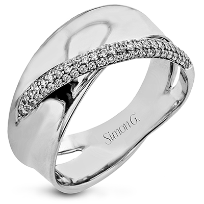 Fashion Ring in 18k Gold with Diamonds - Simon G. Jewelry