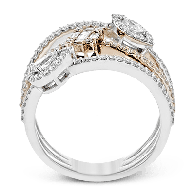 Fashion Ring in 18k Gold with Diamonds - Simon G. Jewelry