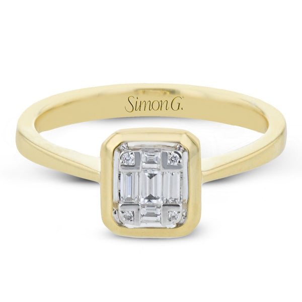 Fashion Ring in 18k Gold With Diamonds - Simon G. Jewelry