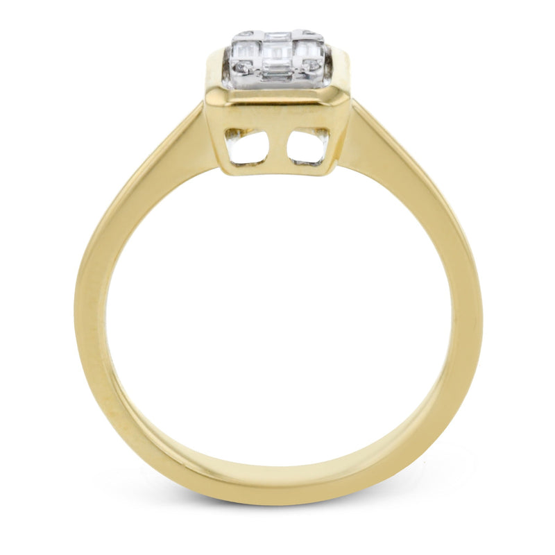 Fashion Ring in 18k Gold With Diamonds - Simon G. Jewelry