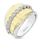 Fashion Ring In 18k Gold With Diamonds - Simon G. Jewelry