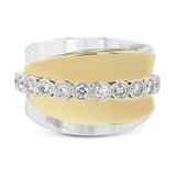 Fashion Ring In 18k Gold With Diamonds - Simon G. Jewelry