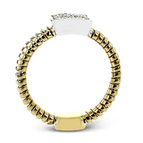 Fashion Ring In 18k Gold With Diamonds - Simon G. Jewelry