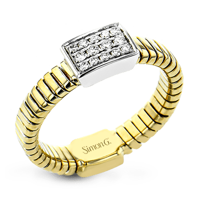 Fashion Ring in 18k Gold With Diamonds - Simon G. Jewelry