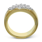 Fashion Ring In 18k Gold With Diamonds - Simon G. Jewelry