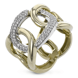 Fashion Ring In 18k Gold With Diamonds - Simon G. Jewelry