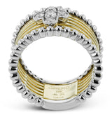 Fashion Ring In 18k Gold With Diamonds - Simon G. Jewelry