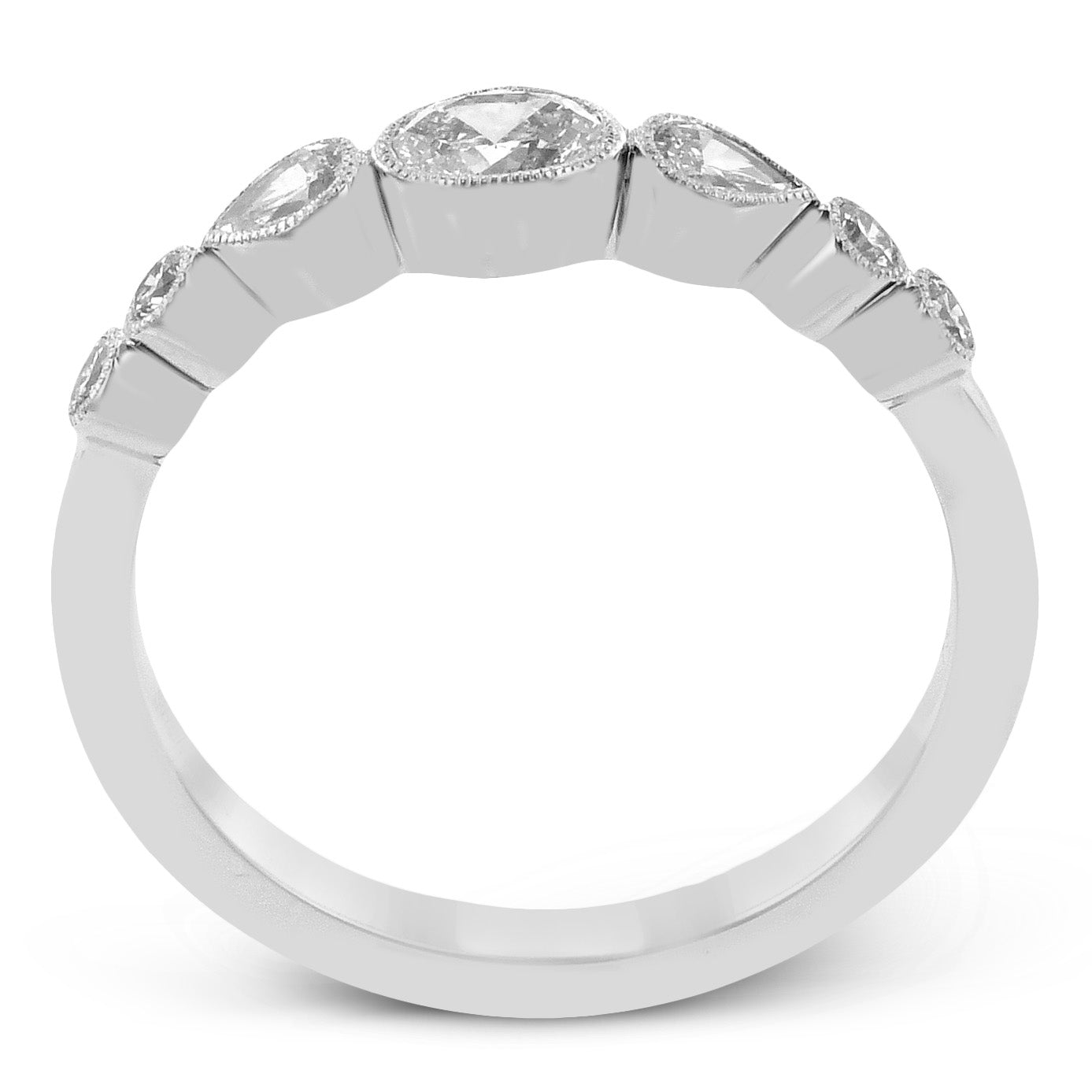Fashion Ring in 18k Gold with Diamonds - Simon G. Jewelry