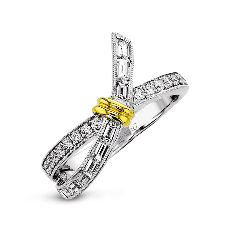 Fashion Ring In 18k Gold With Diamonds - Simon G. Jewelry