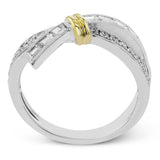 Fashion Ring In 18k Gold With Diamonds - Simon G. Jewelry