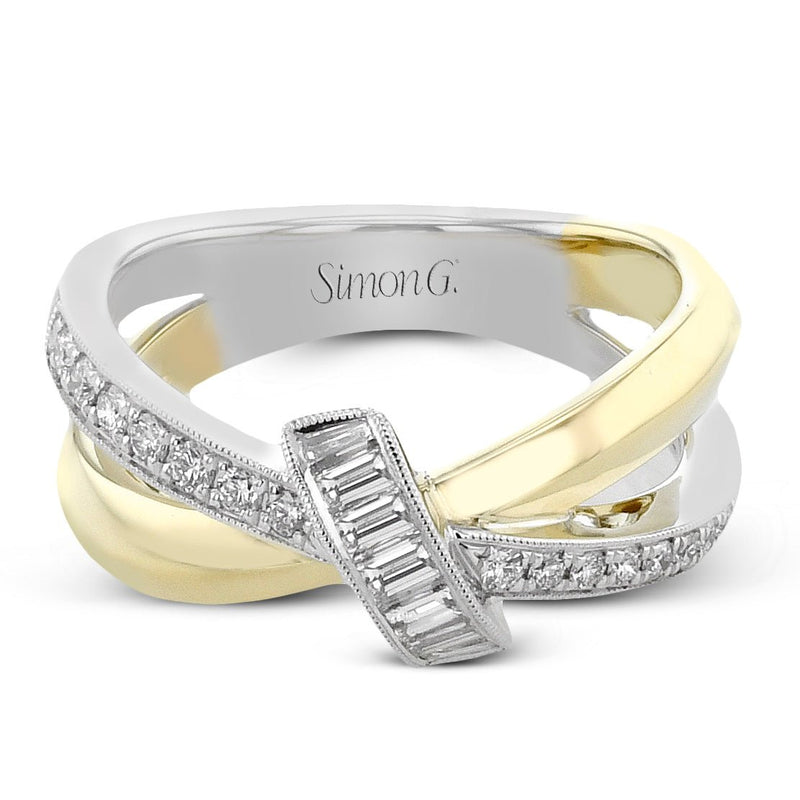 Fashion Ring In 18k Gold With Diamonds - Simon G. Jewelry