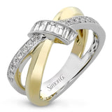 Fashion Ring In 18k Gold With Diamonds - Simon G. Jewelry