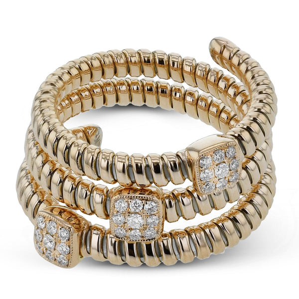 Fashion Ring In 18k Gold With Diamonds - Simon G. Jewelry