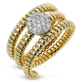 Fashion Ring In 18k Gold With Diamonds - Simon G. Jewelry