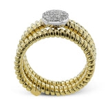 Fashion Ring In 18k Gold With Diamonds - Simon G. Jewelry