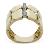 Fashion Ring In 18k Gold With Diamonds - Simon G. Jewelry