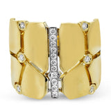 Fashion Ring In 18k Gold With Diamonds - Simon G. Jewelry