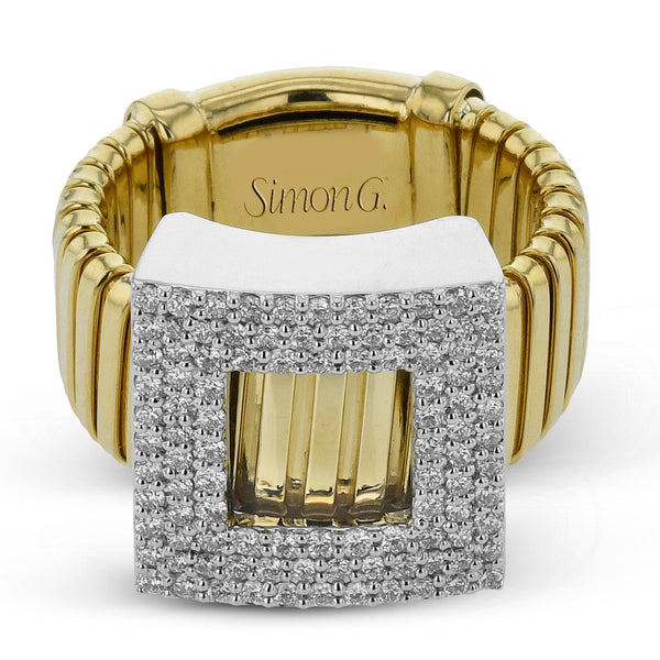 Fashion Ring In 18k Gold With Diamonds - Simon G. Jewelry