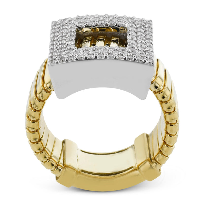 Fashion Ring In 18k Gold With Diamonds - Simon G. Jewelry