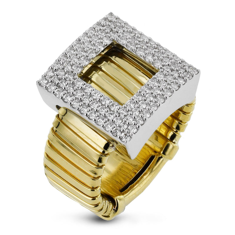 Fashion Ring In 18k Gold With Diamonds - Simon G. Jewelry