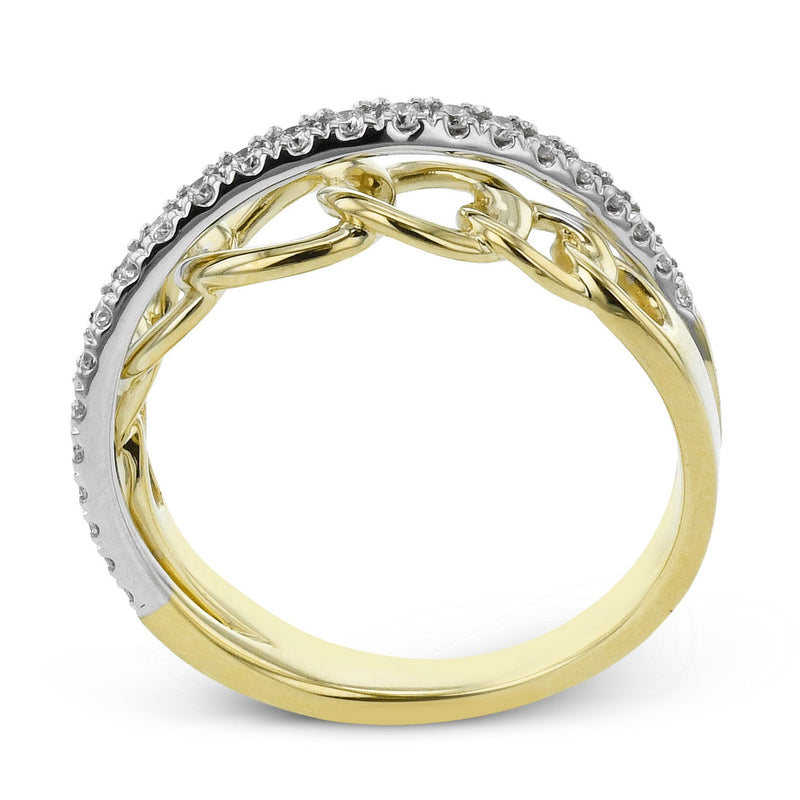 Fashion Ring In 18k Gold With Diamonds - Simon G. Jewelry