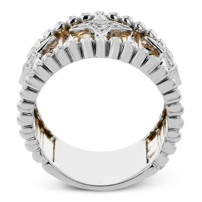 Fashion Ring In 18k Gold With Diamonds - Simon G. Jewelry