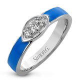 Fashion Ring In 18k Gold With Diamonds - Simon G. Jewelry