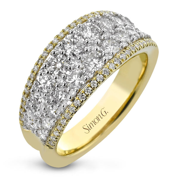 Fashion Ring In 18k Gold With Diamonds - Simon G. Jewelry