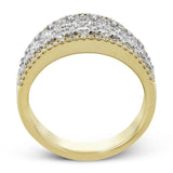 Fashion Ring In 18k Gold With Diamonds - Simon G. Jewelry