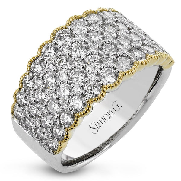 Fashion Ring In 18k Gold With Diamonds - Simon G. Jewelry