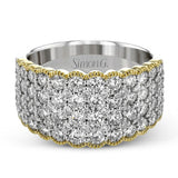 Fashion Ring In 18k Gold With Diamonds - Simon G. Jewelry