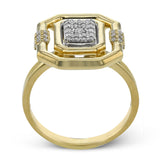 Fashion Ring In 18k Gold With Diamonds - Simon G. Jewelry