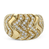 Fashion Ring In 18k Gold With Diamonds - Simon G. Jewelry